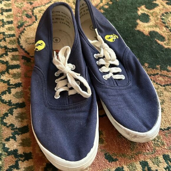 Vintage 1998 Women's Looney Tunes Tweety Bird Canvas Low Top Sneakers Size 8 - Picture 4 of 16